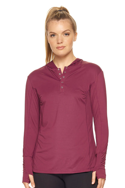 Women's Airstretch™ Lite Henley Hoodie